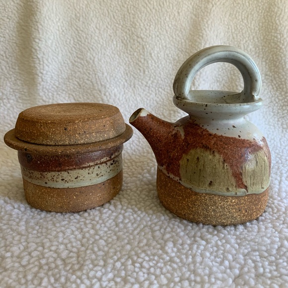 Other - Handmade pottery sugar and creamer